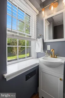 a utility room with a window