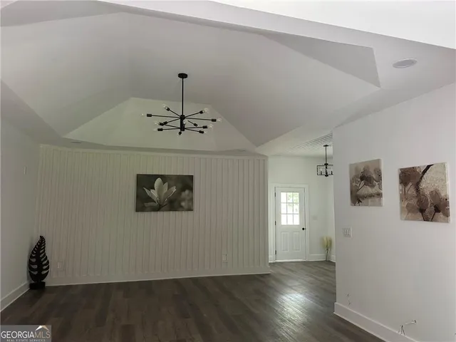 a view of an empty room