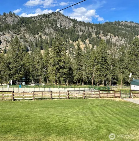 a view of a big yard