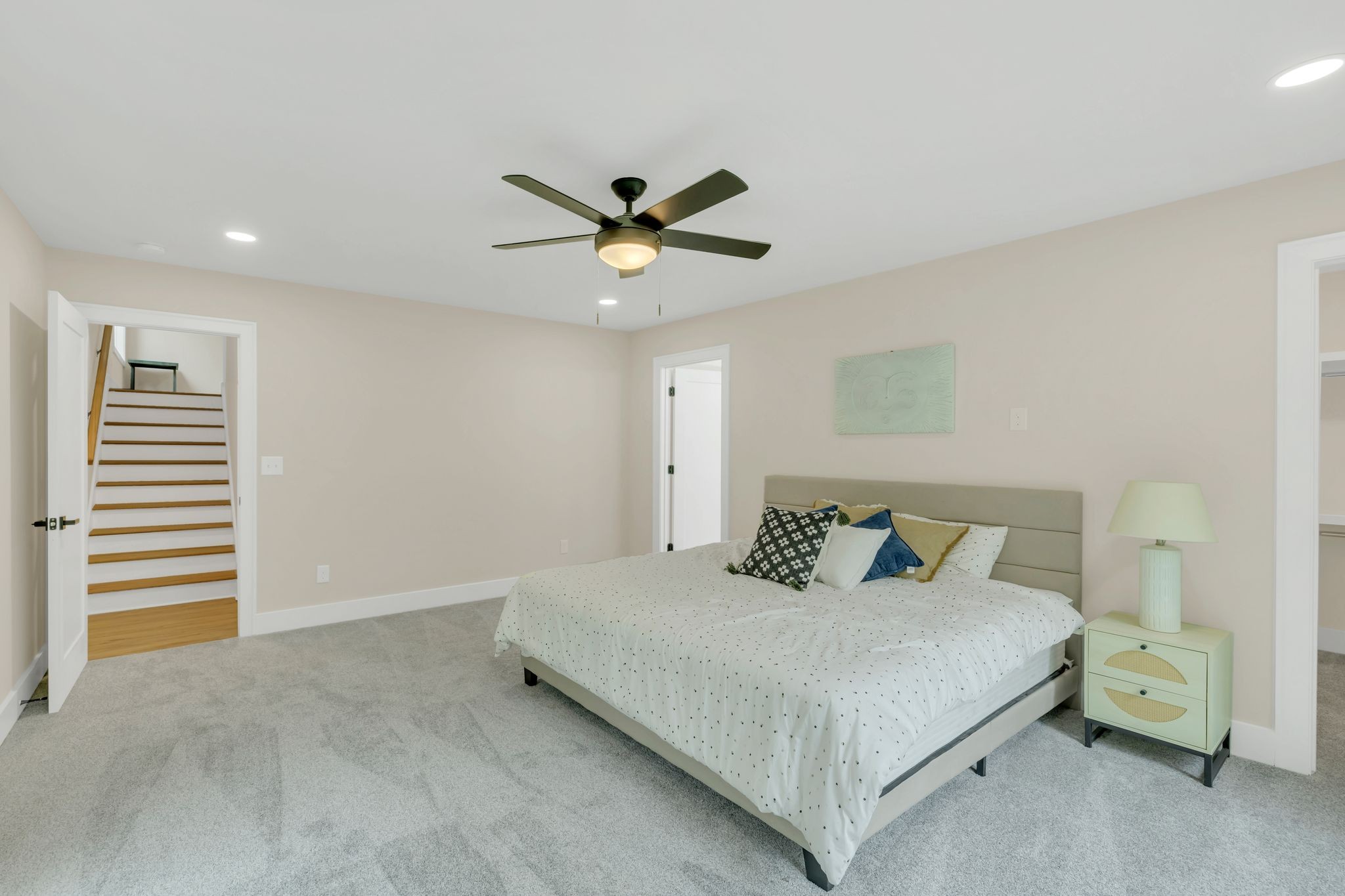 4 Whippoorwill Cove Road Winchester, TN 37398 - Photo 29 of 40 a bedroom with a bed and a chandelier