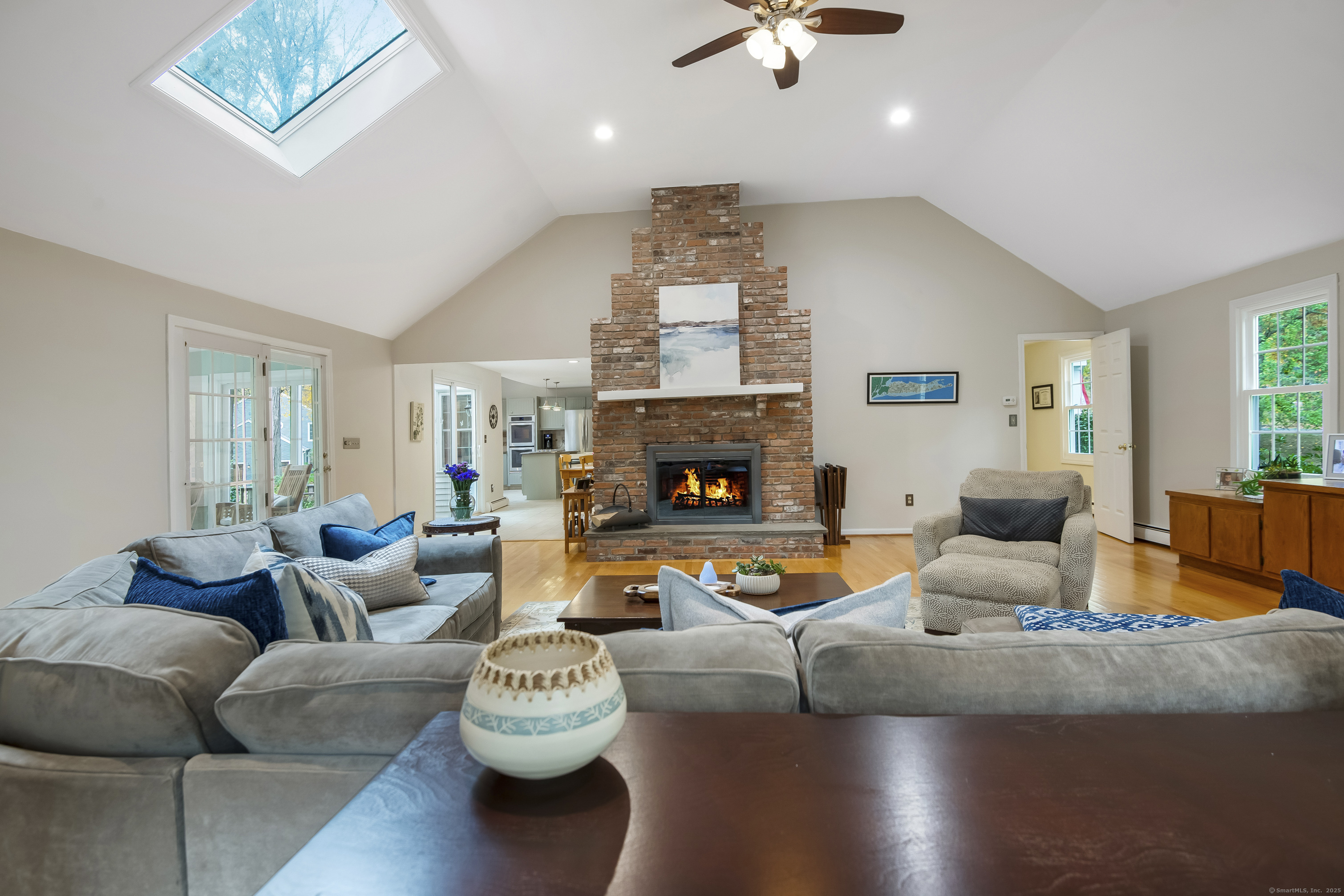 48 Bar Gate Trail Killingworth, CT 06419 - Photo 4 of 40 a living room with furniture and a fireplace