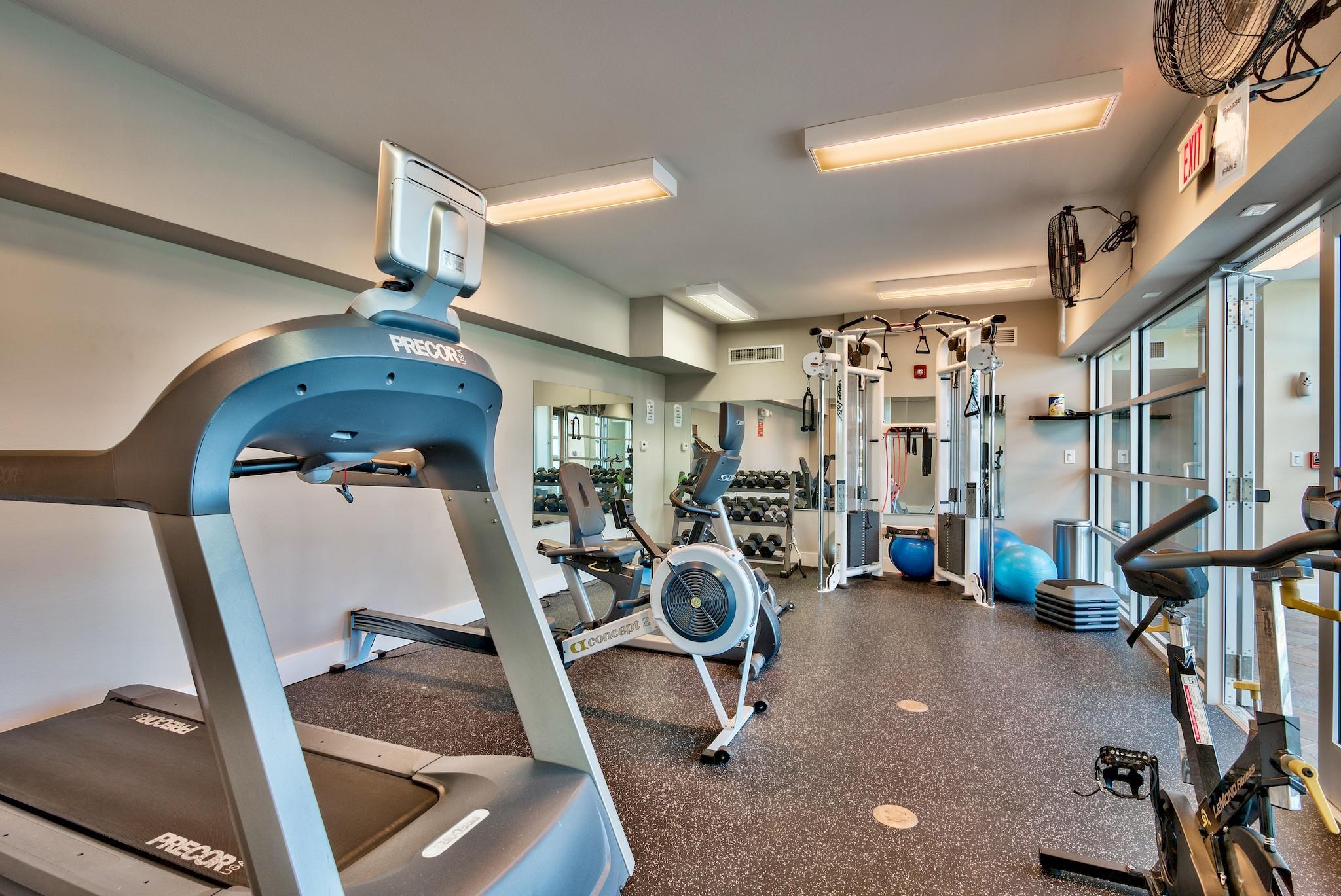211 Durango Road, Unit 414 Destin, FL 32541 - Photo 36 of 50 a view of a room with gym equipment