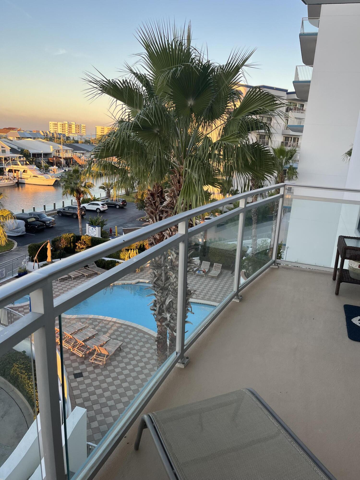 211 Durango Road, Unit 414 Destin, FL 32541 - Photo 42 of 50 a view of swimming pool from a balcony