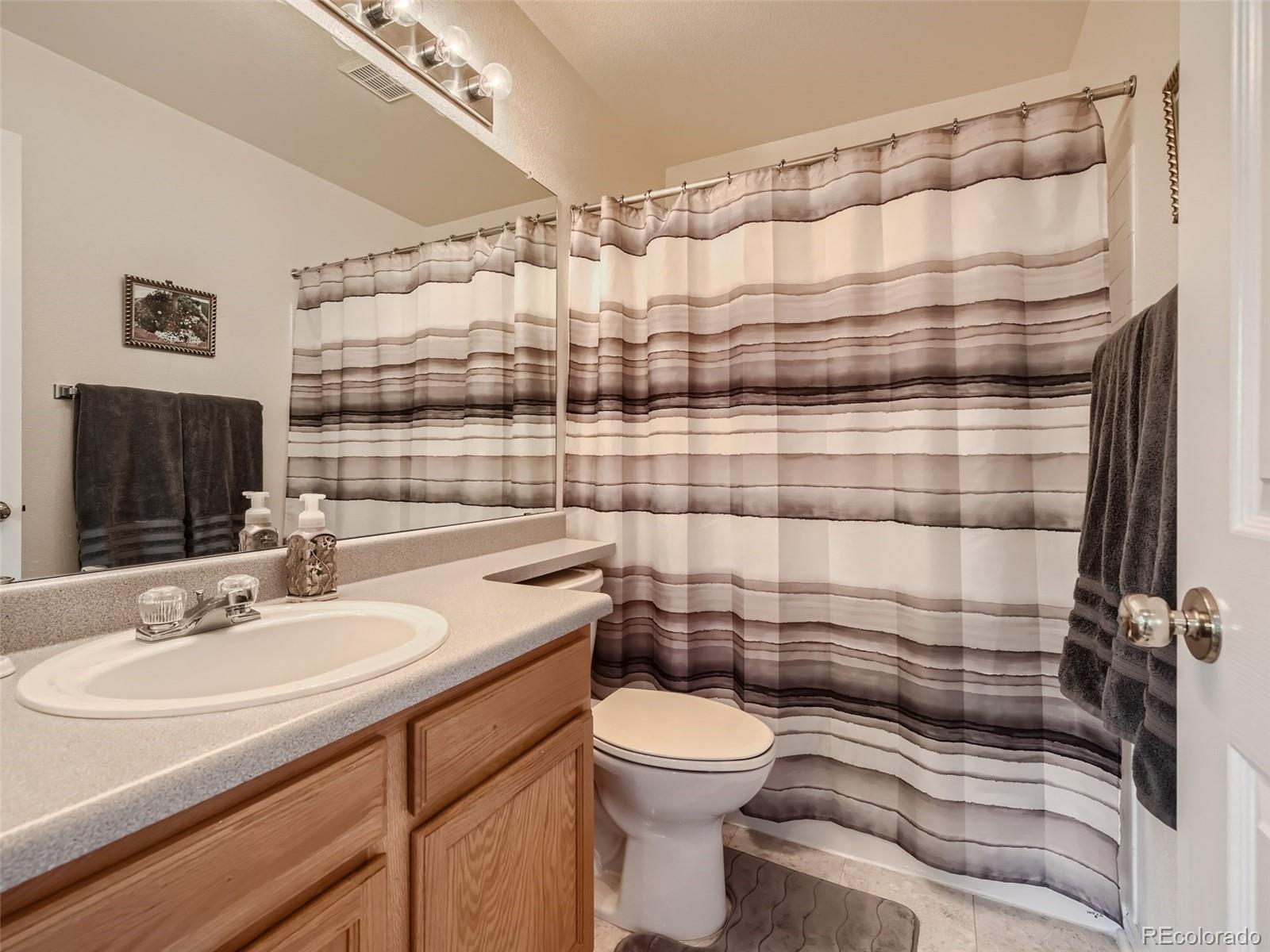 901 Riddlewood Road Highlands Ranch, CO 80129 - Photo 19 of 28 a bathroom with a sink toilet and shower