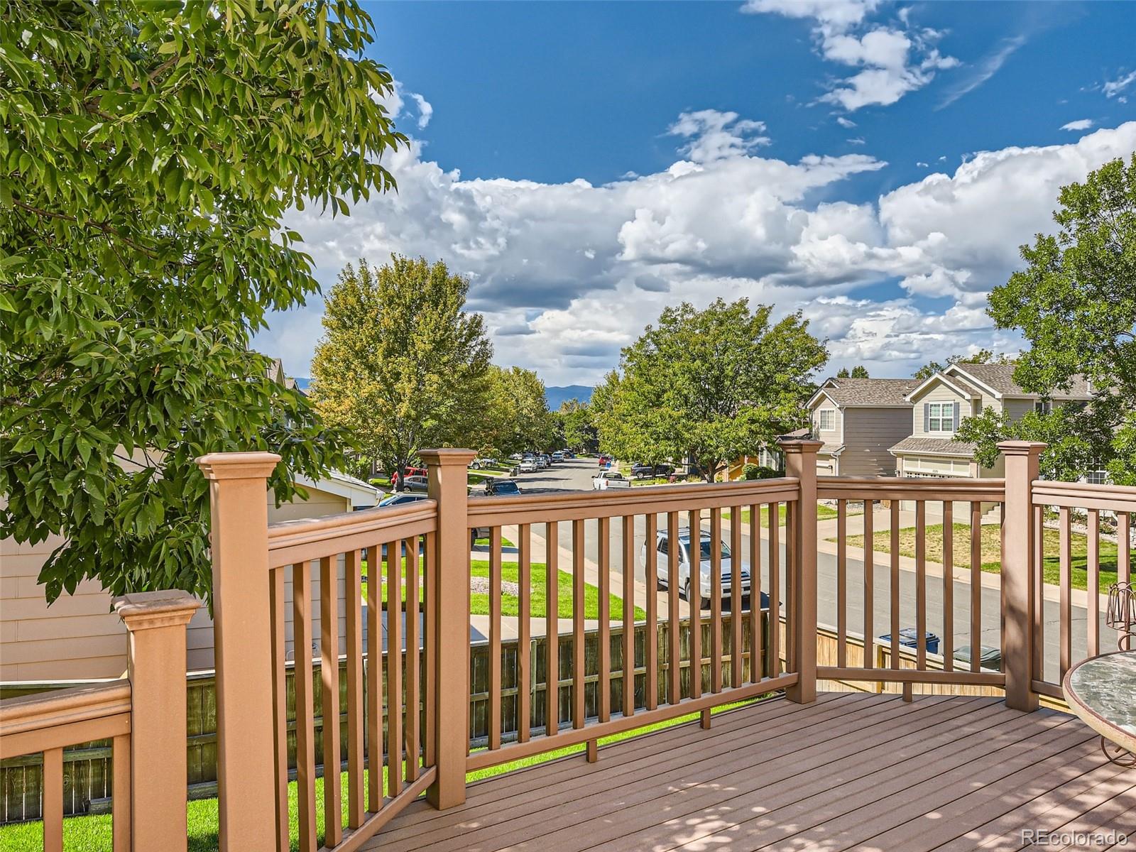901 Riddlewood Road Highlands Ranch, CO 80129 - Photo 28 of 28 a view of a house with a balcony