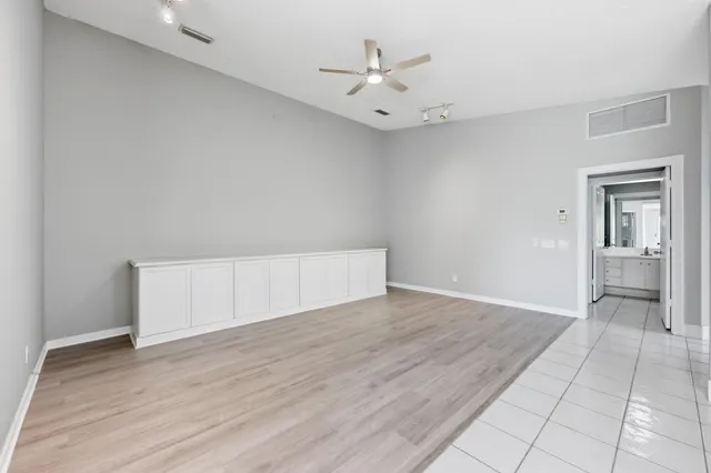wooden floor in an empty room