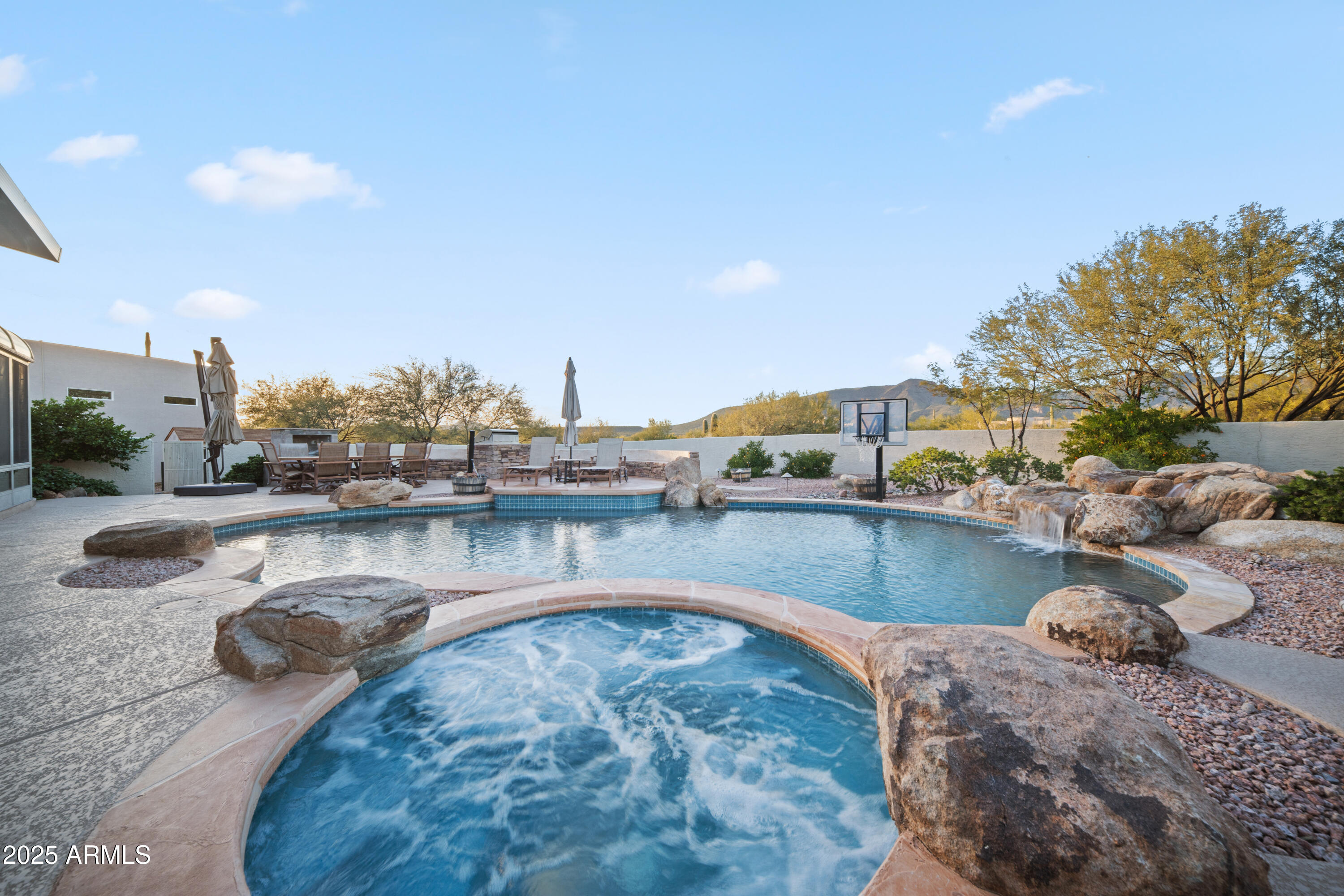 5894 East Hidden Springs Road Cave Creek, AZ 85331 - Photo 24 of 36 Spa Pool Waterfeature