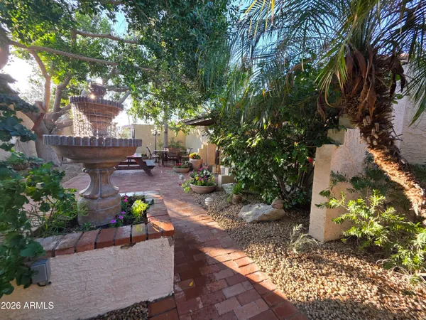 a view of a garage with storage