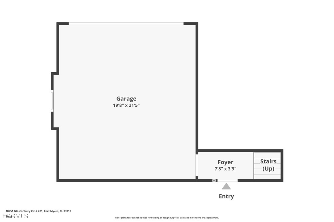 10251 Glastonbury Circle, Unit 201 Fort Myers, FL 33913 - Photo 43 of 45 a picture of a floor plan