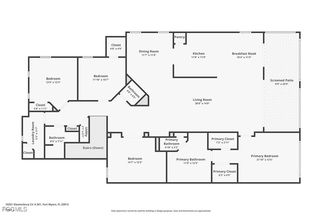 10251 Glastonbury Circle, Unit 201 Fort Myers, FL 33913 - Photo 45 of 45 a picture of a black and white photo