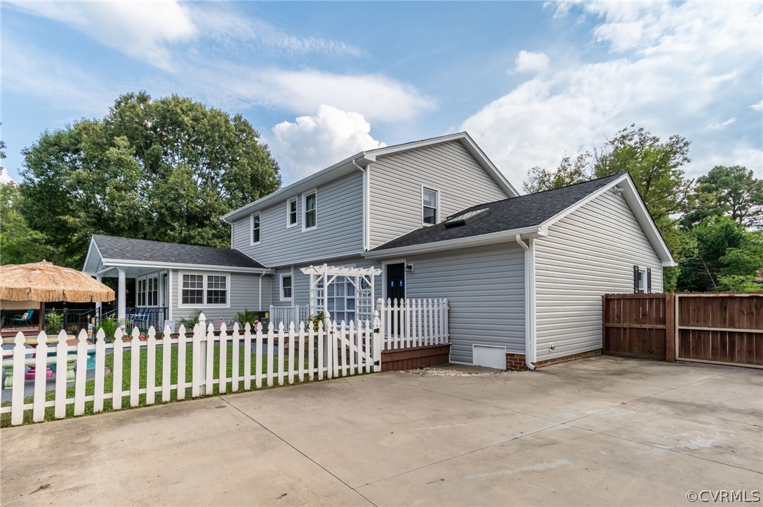 4500 Crossgate Road Chester, VA 23831 - Photo 13 of 50 a front view of a house with a garden