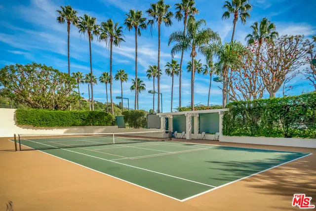 a view of a basketball court