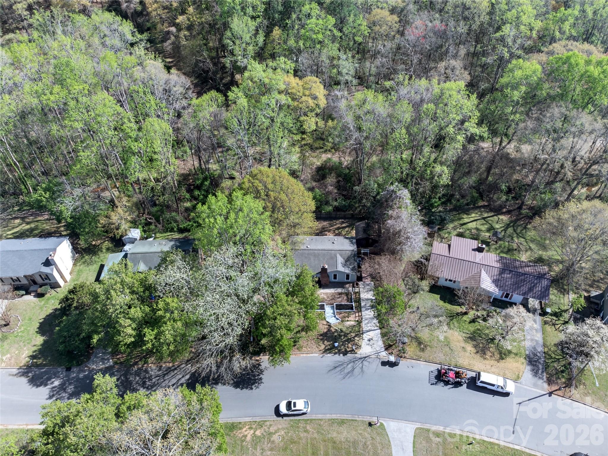 1919 Oak Hollow Road Gastonia, NC 28054 - Photo 33 of 36 an aerial view of a house with a yard