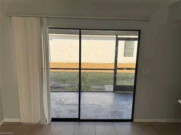 a view of front door