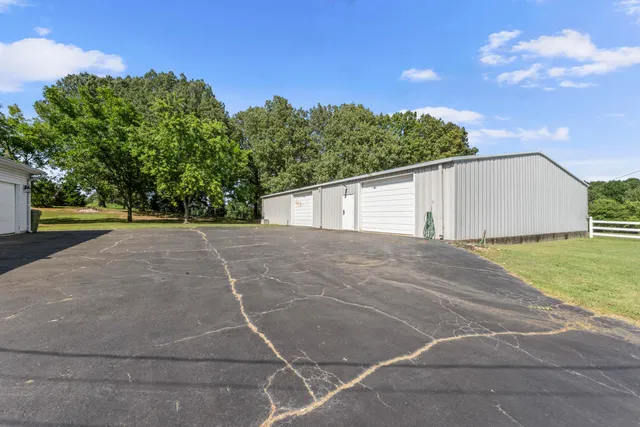 a view of a storage room
