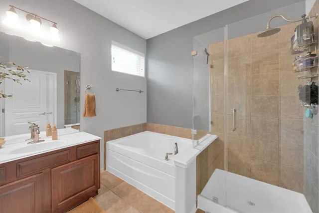 a bathroom with a sink and a bathtub