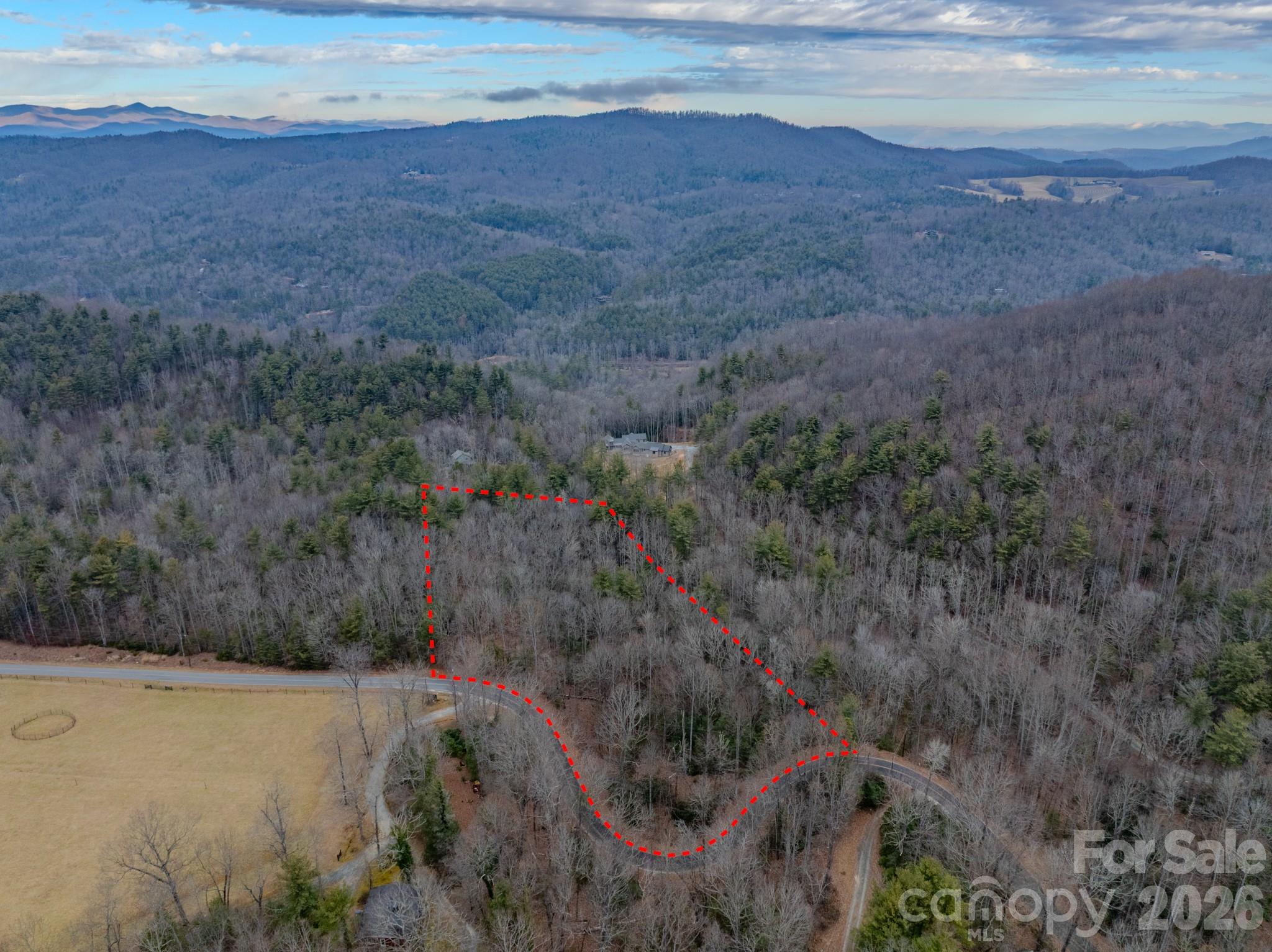 0 Old CCC Road, Unit 3 Hendersonville, NC 28739 - Photo 42 of 43 a view of a dry field with trees in background