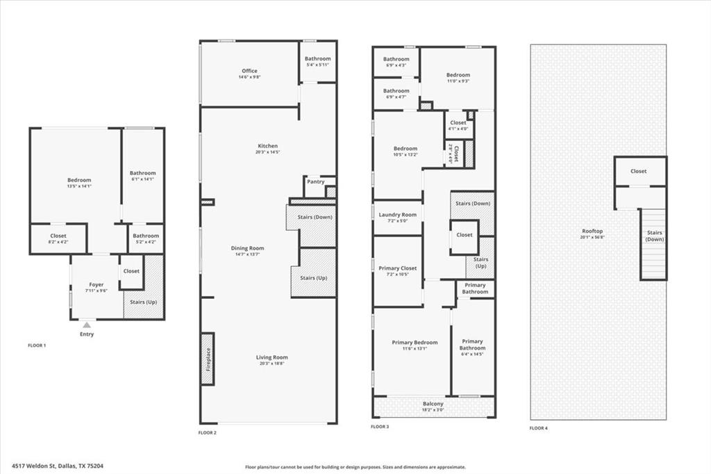 4517 Weldon Street Dallas, TX 75204 - Photo 40 of 40 a picture of a bathroom with mirror