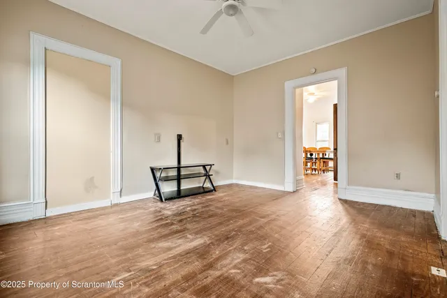 a view of an empty room