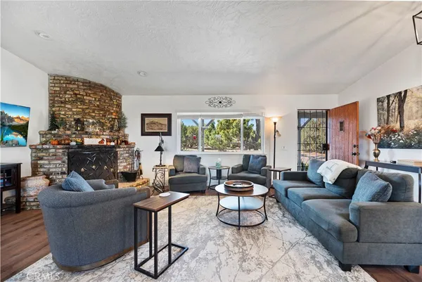 an outdoor space view with a seating space