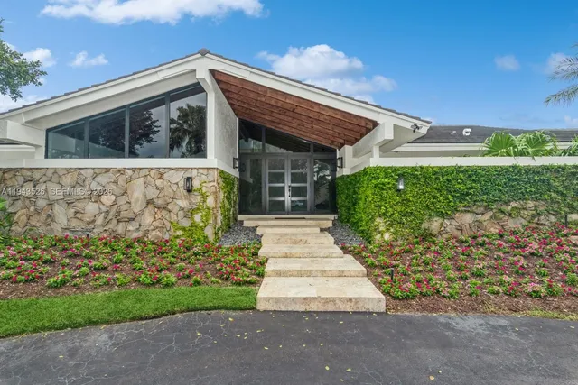 a view of front door