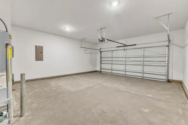 a view of a backyard with a garden