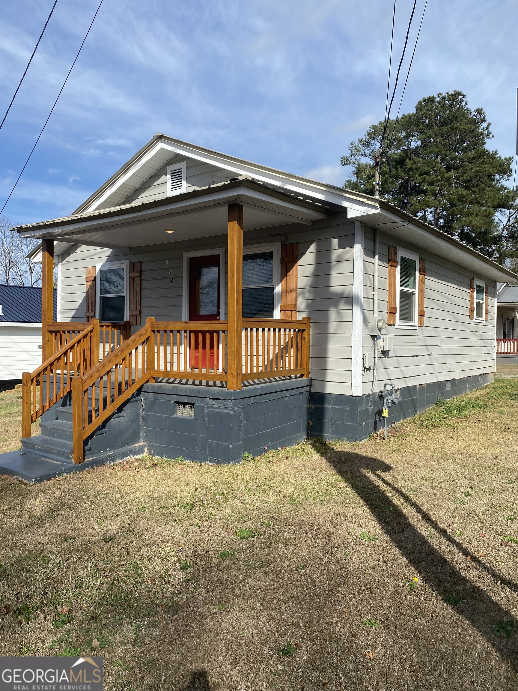 a view of a house with roof deck