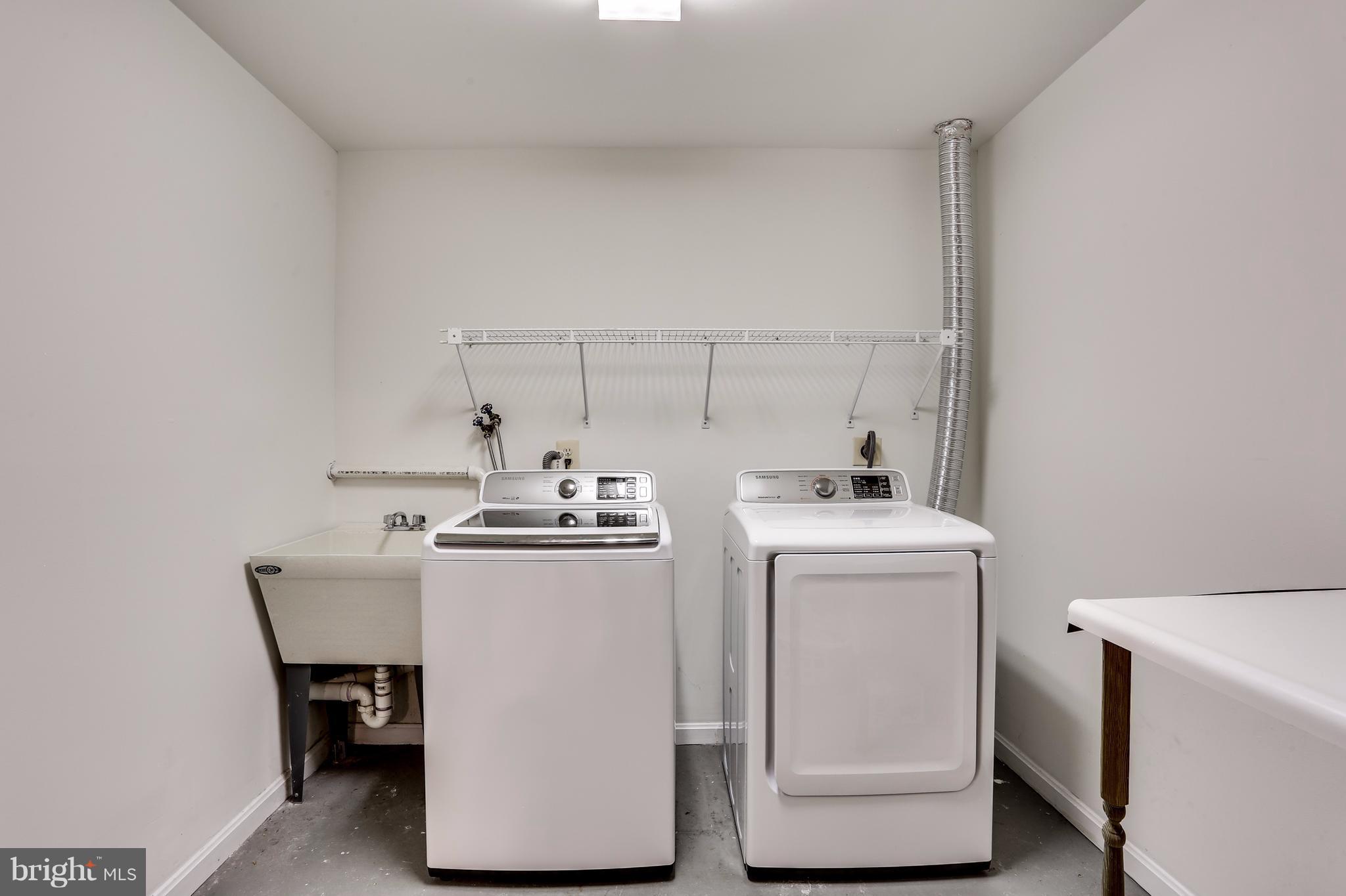 8241 Rippling Branch Road Laurel, MD 20723 - Photo 26 of 30 Utility Room with New Samsung W&D