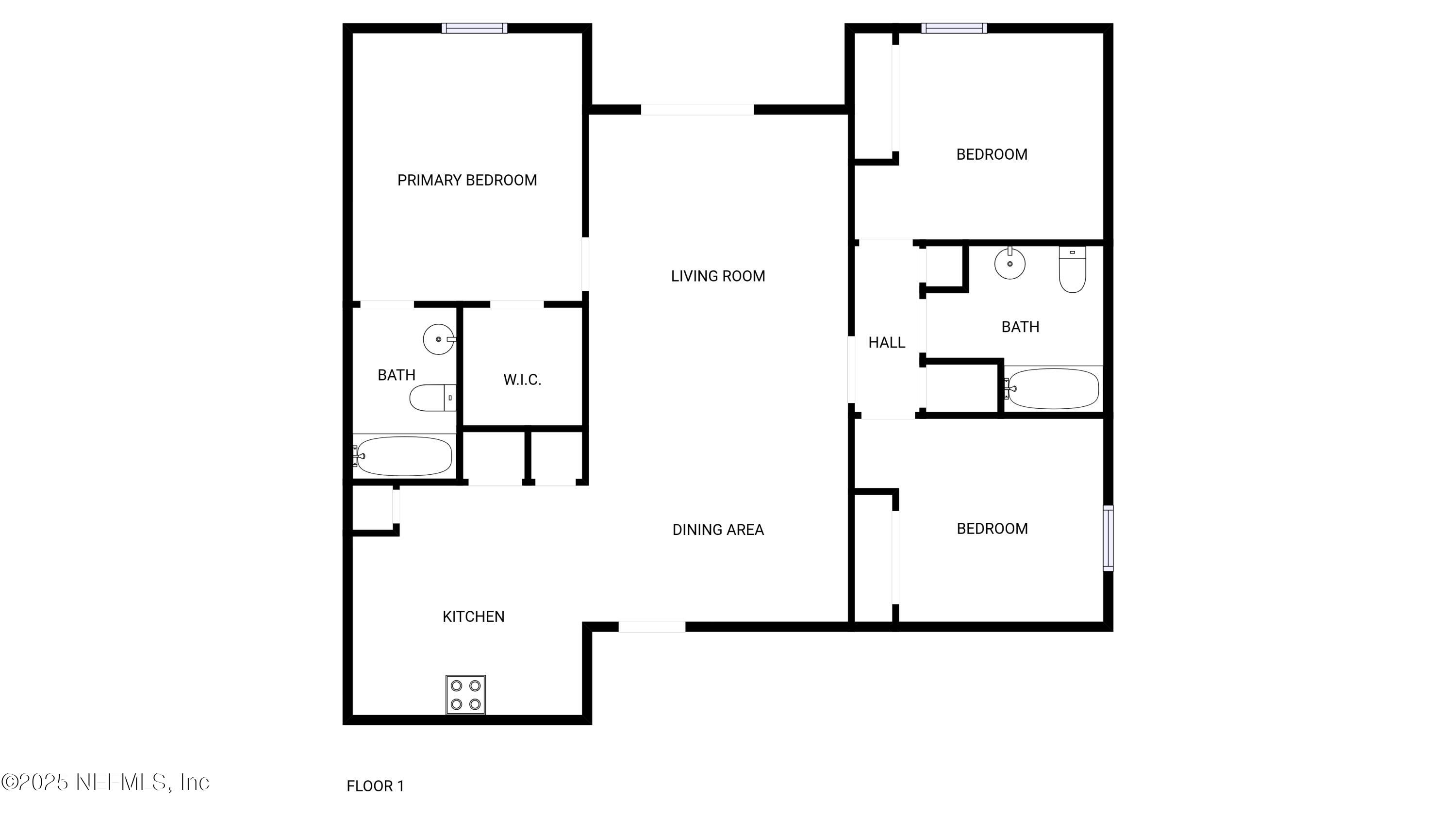 7920 Merrill Road, Unit 1115 Jacksonville, FL 32277 - Photo 19 of 19 a picture of a floor plan