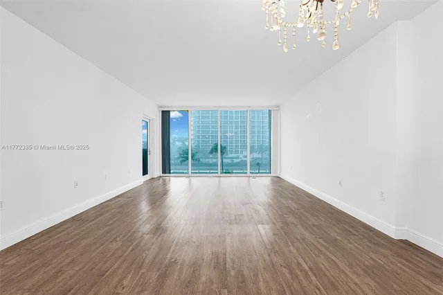 a view of small space with racks on the wall