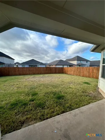 a view of outdoor space with garden