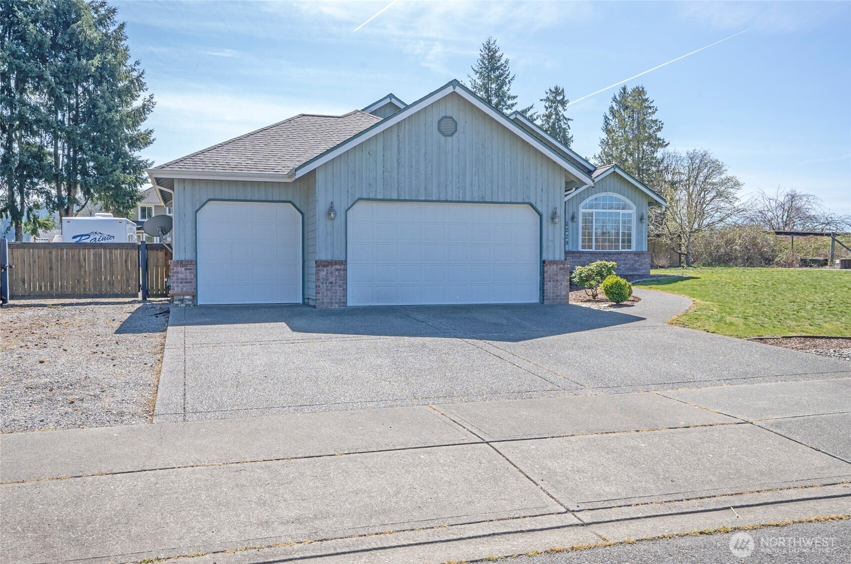 2229 Shay Court Buckley, WA 98321 - Photo 33 of 33 a front view of house with yard and trees