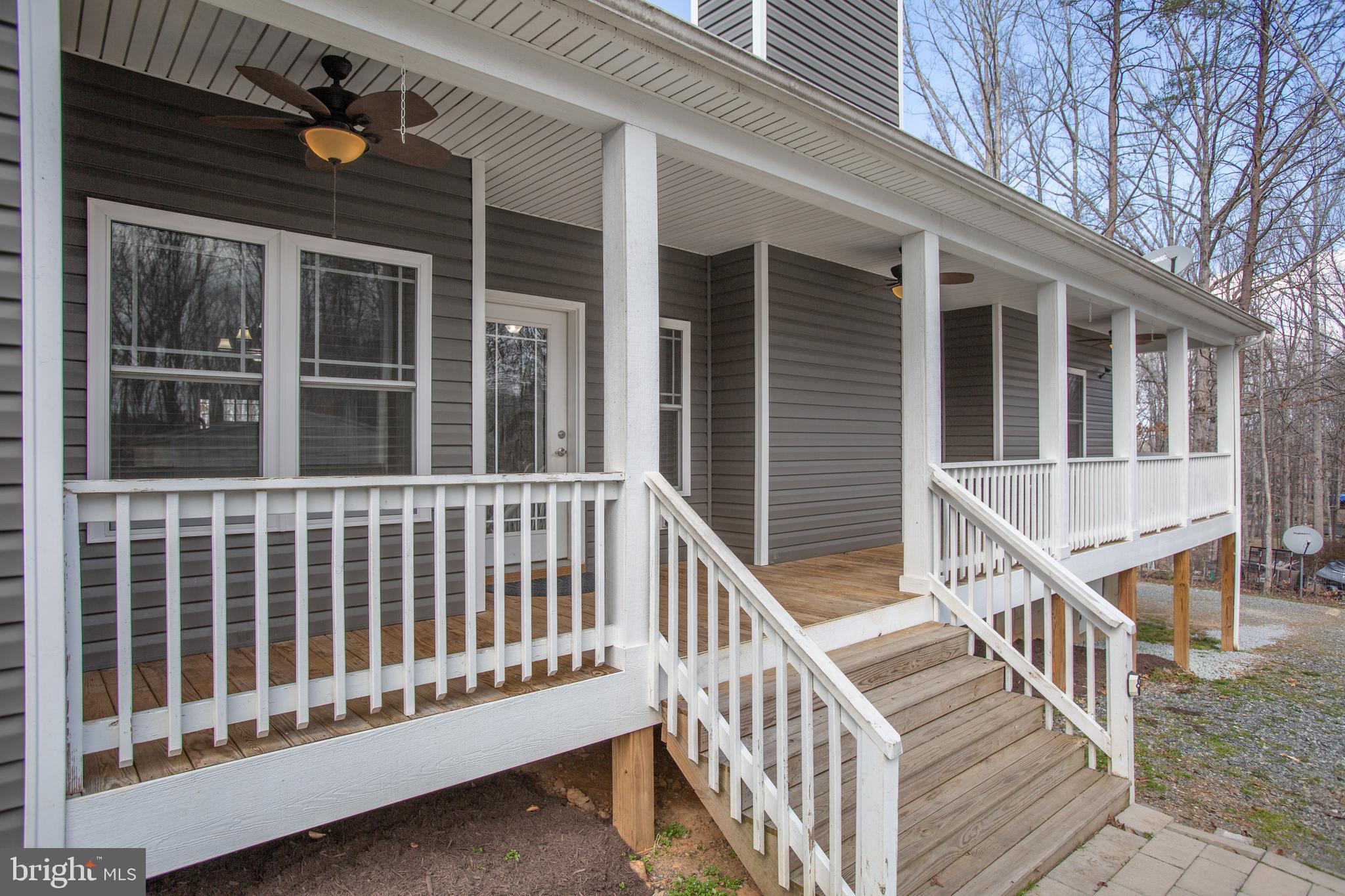501 Douglas Road Mineral, VA 23117 - Photo 82 of 114 Back Porch w/Ceiling Fans