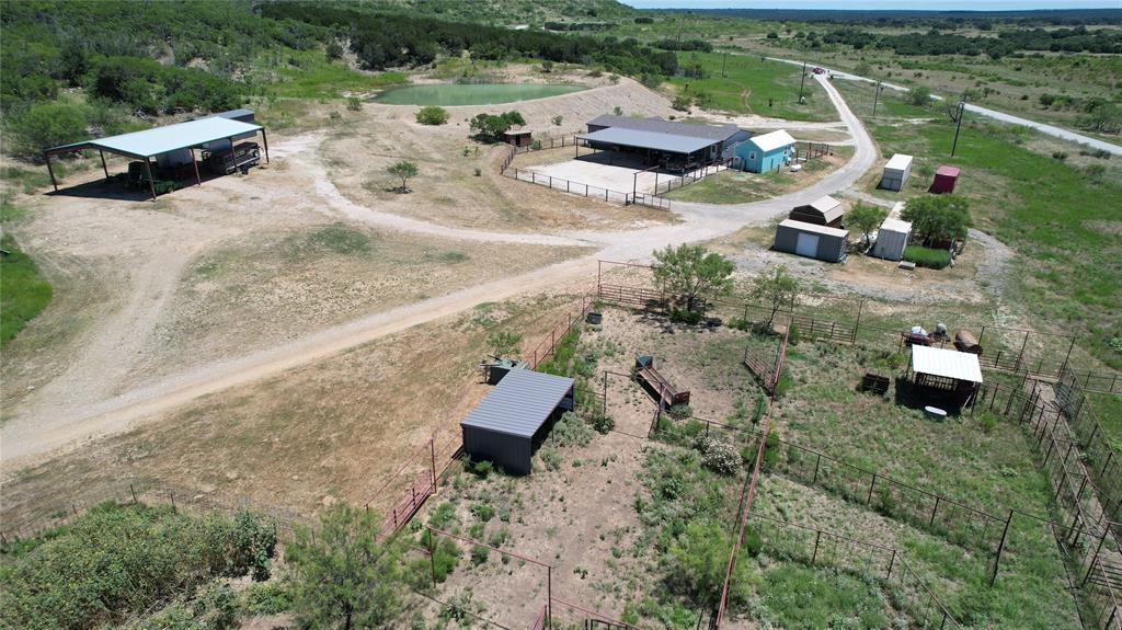 464 Upper Brad Road Strawn, TX 76475 - Photo 27 of 32 Aerial view featuring a rural view