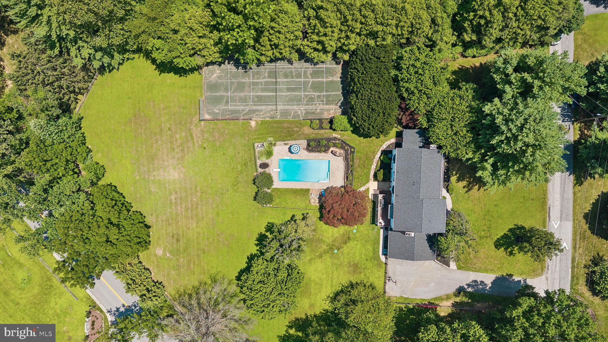 13021 Gent Road Reisterstown, MD 21136 - Photo 22 of 42 Serene oasis with pool and tennis court.