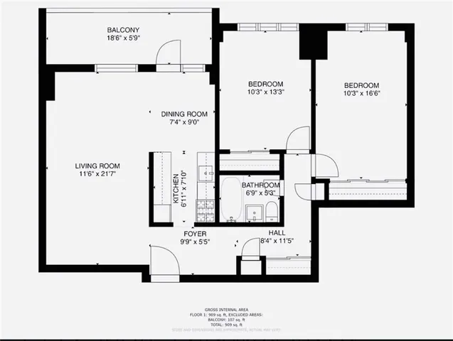 $365,000 | 1935 Shore Parkway, Unit 1F | Gravesend