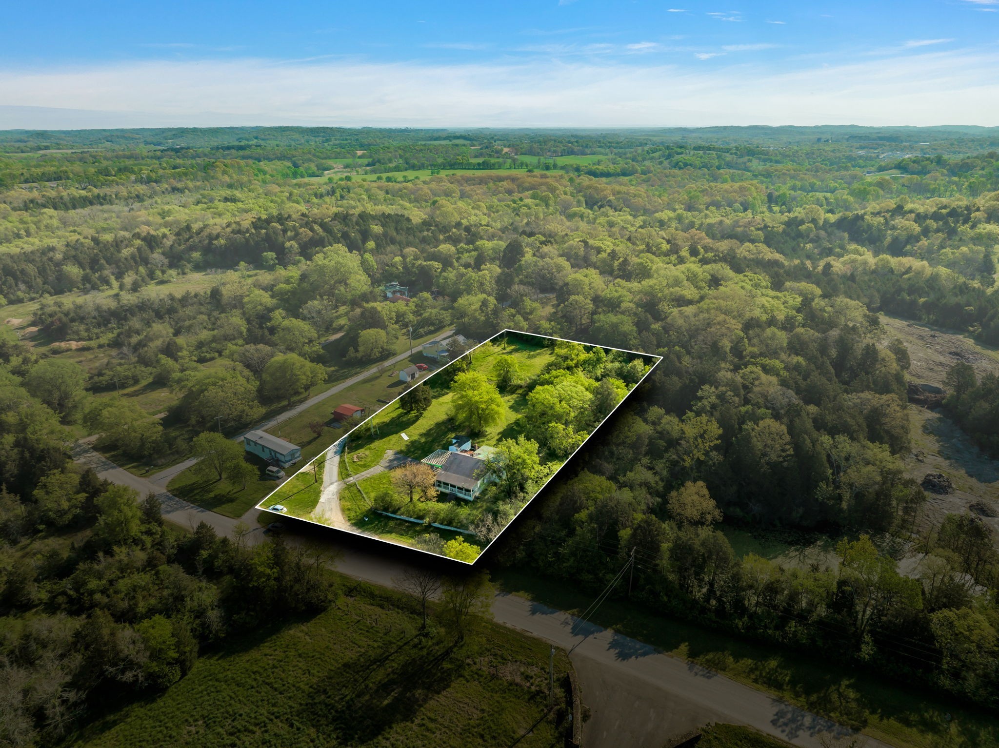 1810 Monsanto Road Columbia, TN 38401 - Photo 10 of 10 an aerial view of a residential houses with outdoor space and trees