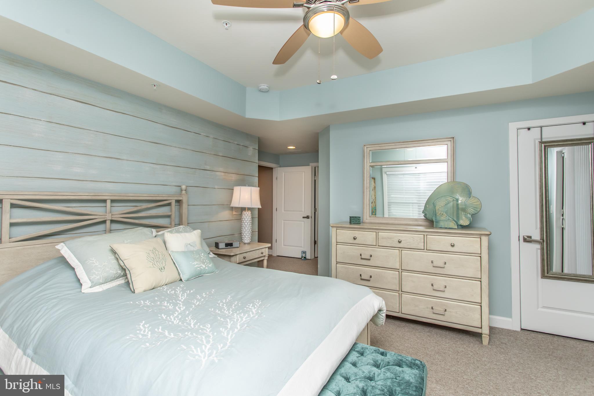 37292 Lighthouse Road, Unit 205 Selbyville, DE 19975 - Photo 30 of 62 Master Bedroom with Custom Painted Wall