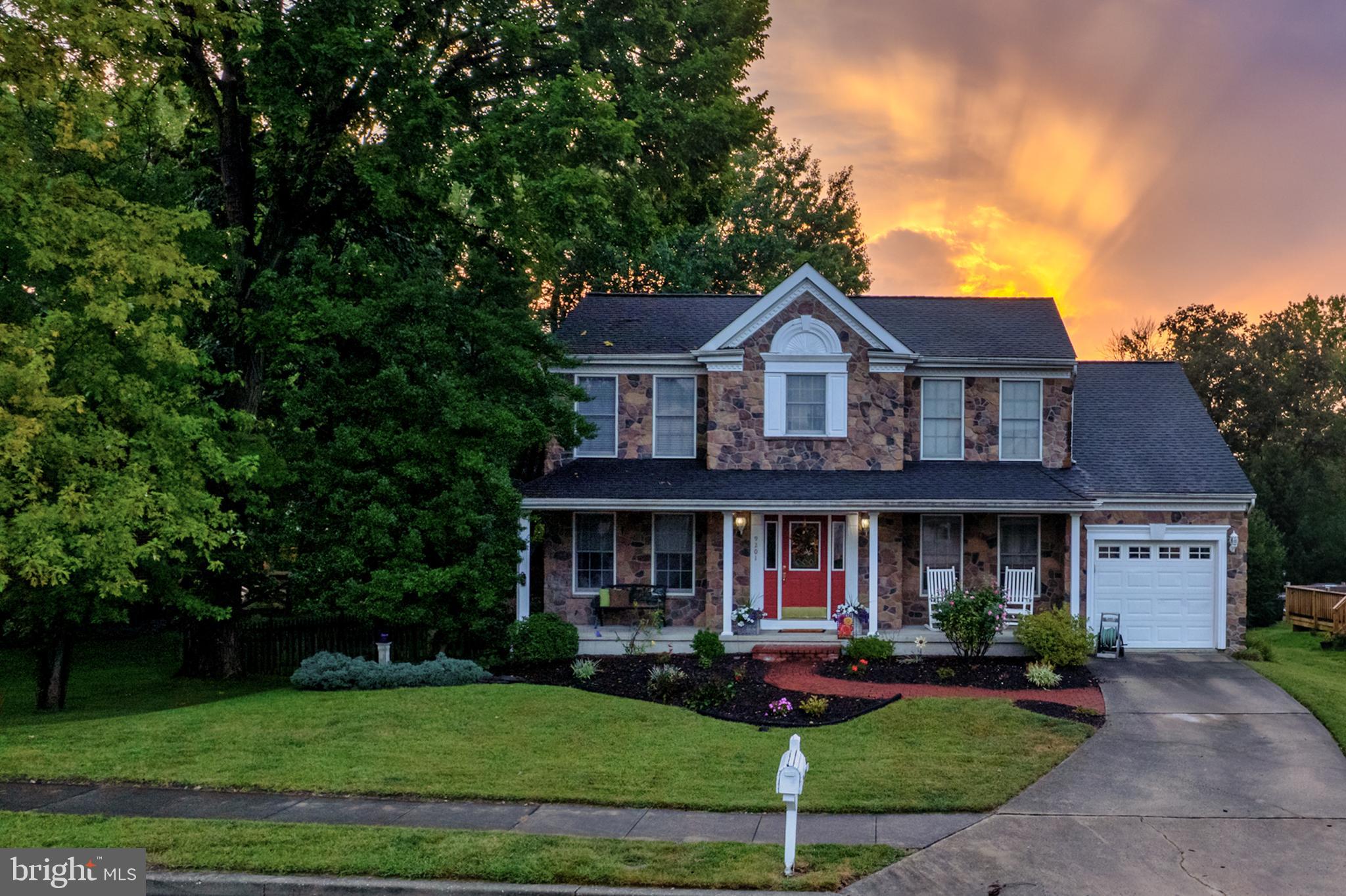 9201 Gardenia Road Nottingham, MD 21236 - Photo 46 of 54 Exterior Front at Sunrise