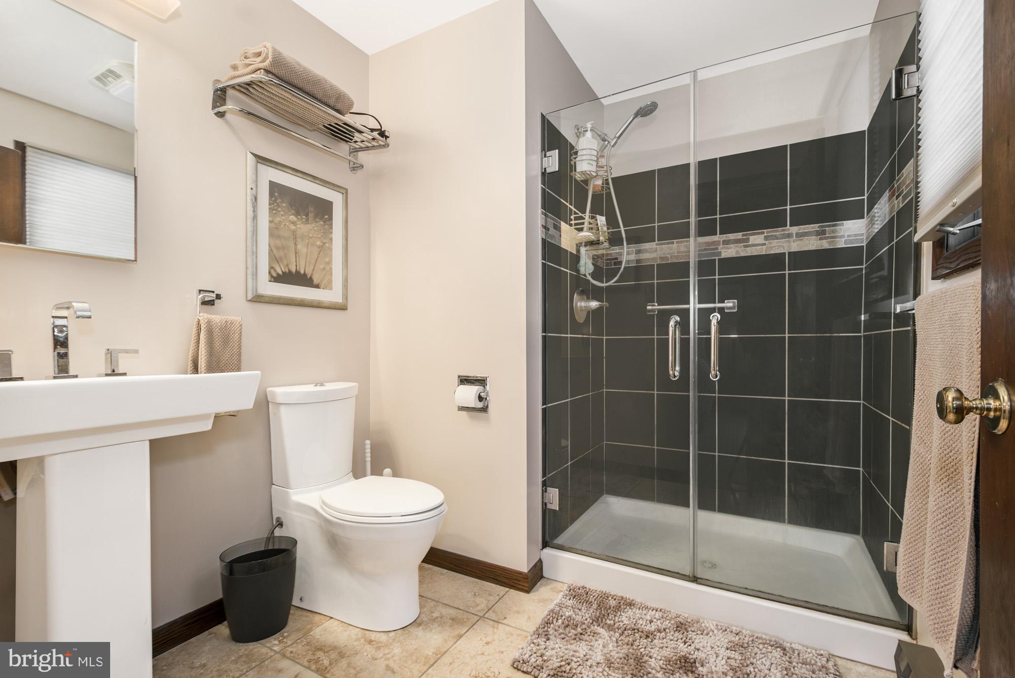 18 Frederick Circle Swanton, MD 21561 - Photo 38 of 63 a bathroom with a toilet and a shower