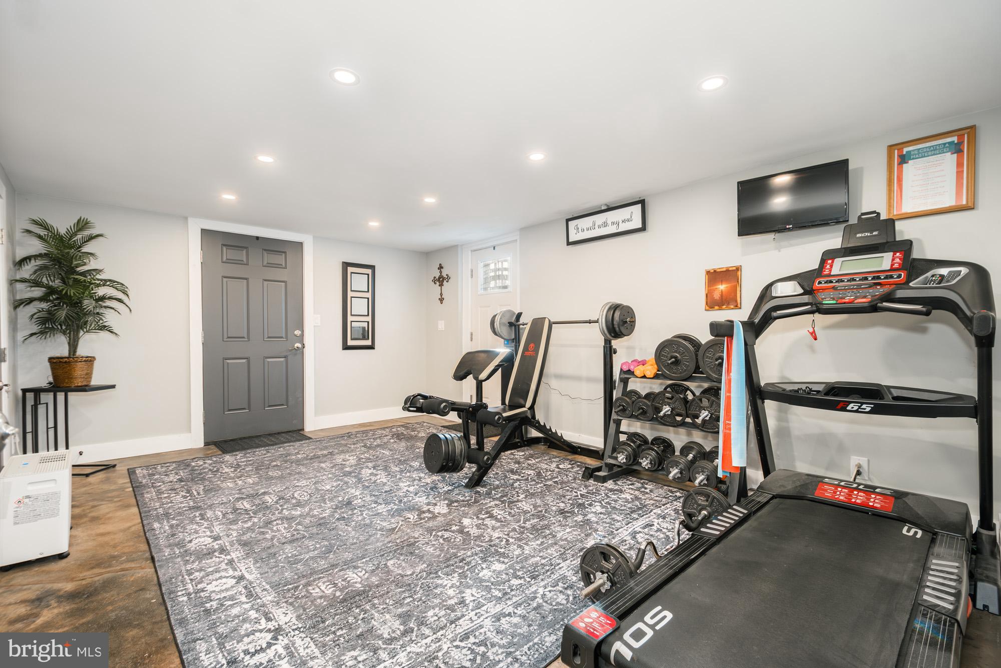 18 Frederick Circle Swanton, MD 21561 - Photo 43 of 63 a view of a room with gym equipment