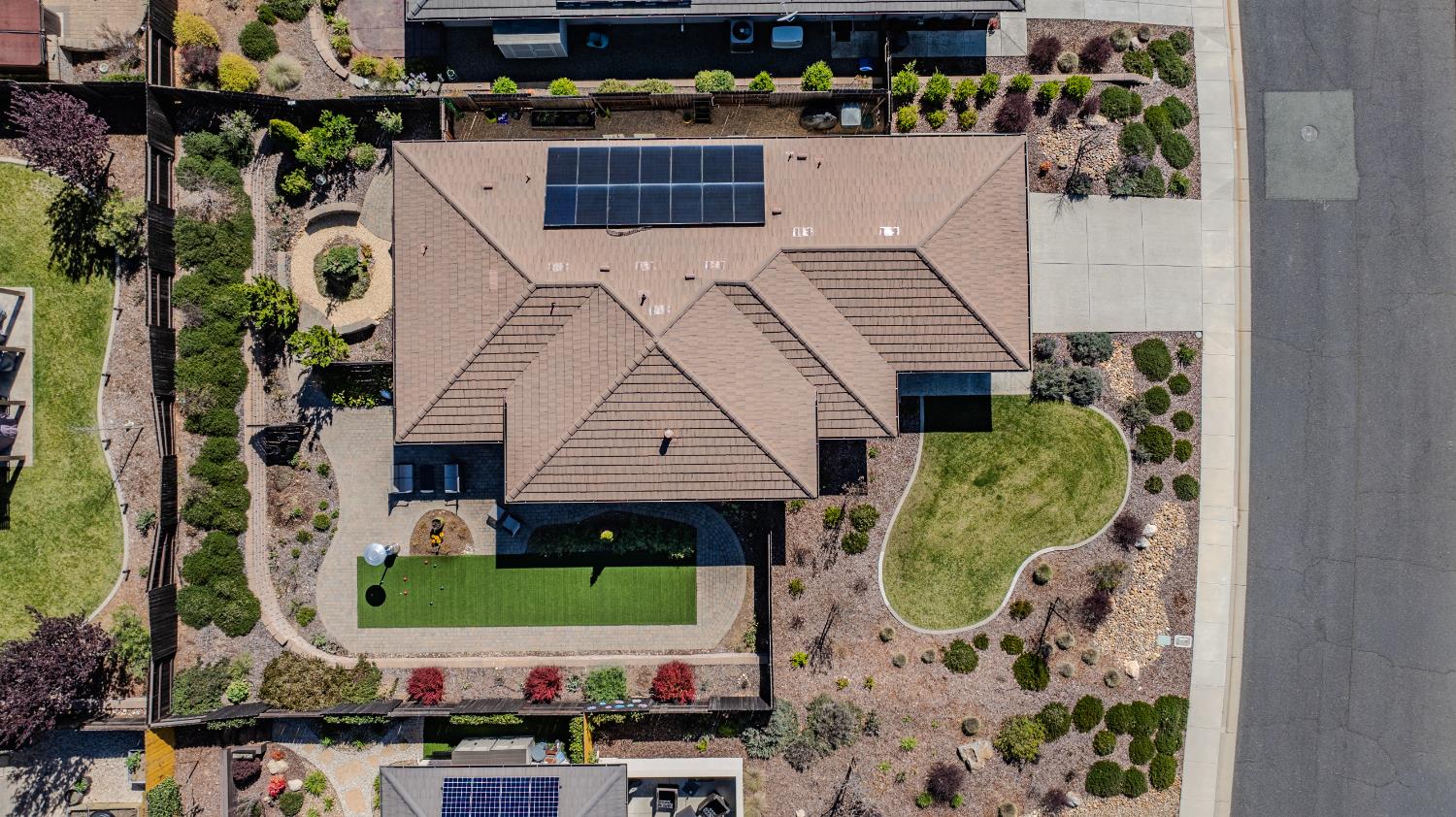 143 Emerald Lane Jackson, CA 95642 - Photo 49 of 53 an aerial view of a house with a garden