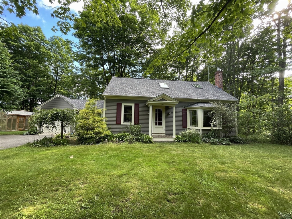 145 Chesterfield Road Northampton, MA 01053 - Photo 2 of 42 a aerial view of a house with a yard