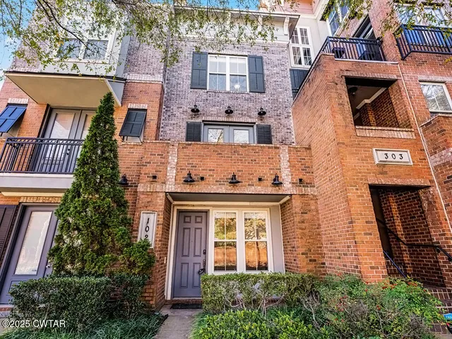 front view of a house with a front door