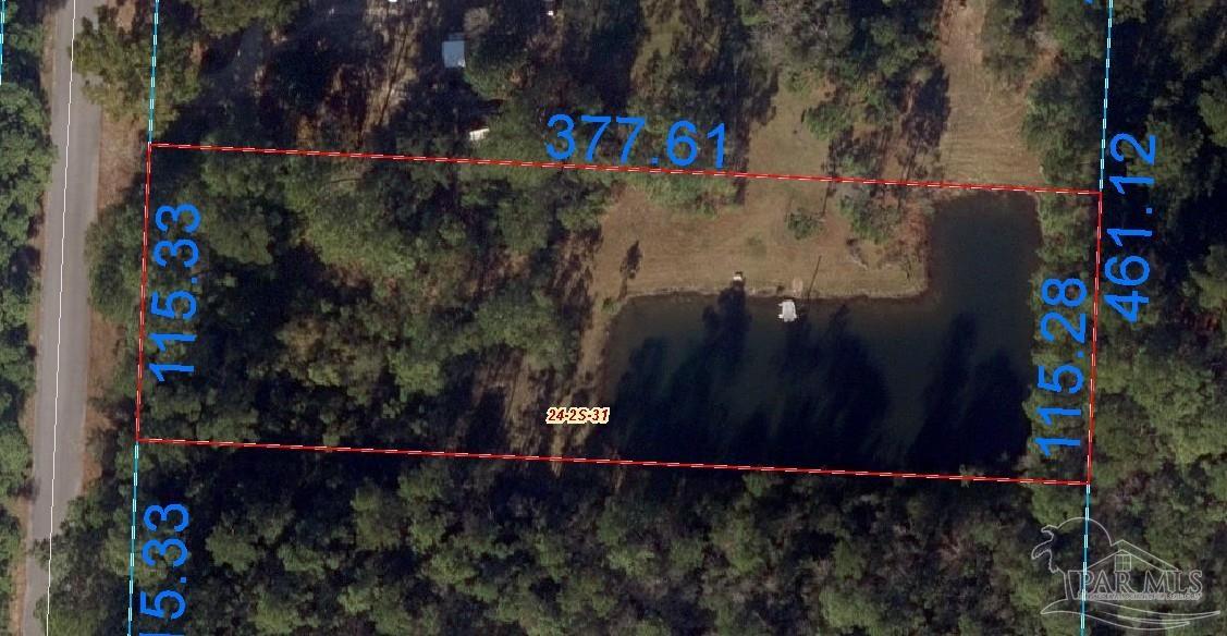 Xxx Rustic Lane Pensacola, FL 32506 - Photo 2 of 7 a view of water and covered with trees