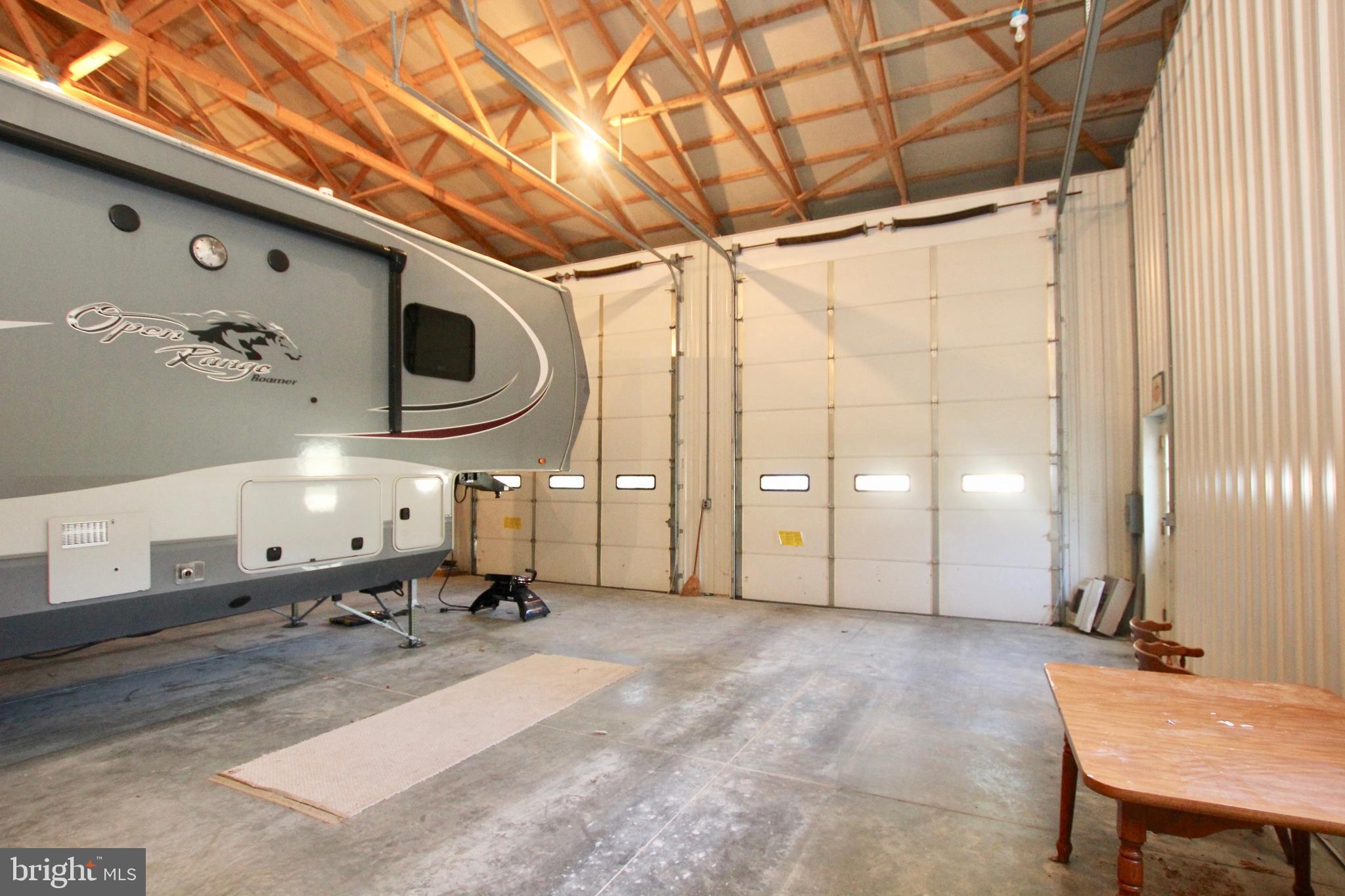 5807 Eldorado Sharptown Road Rhodesdale, MD 21659 - Photo 5 of 24 Interior of 48x48 pole building