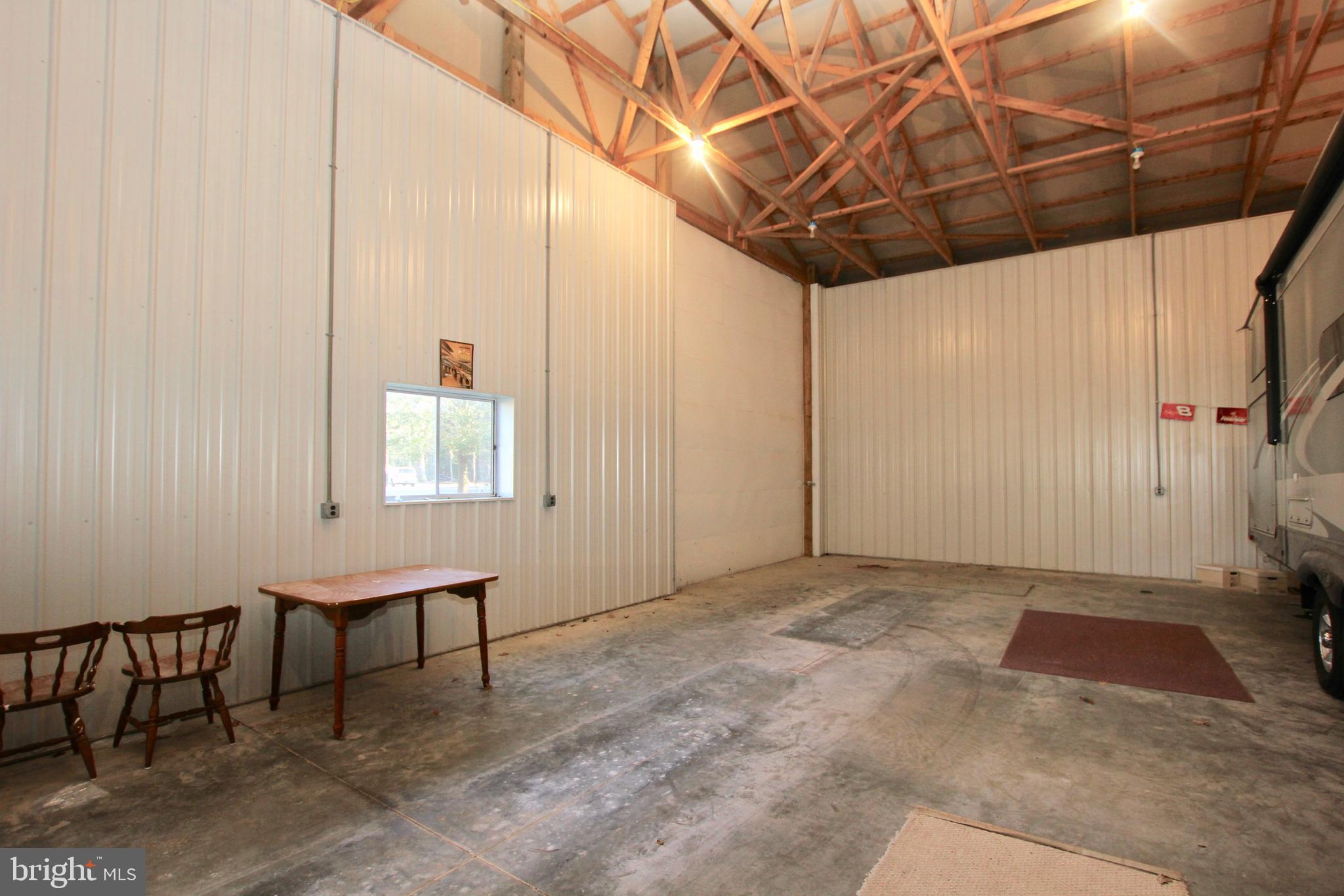 5807 Eldorado Sharptown Road Rhodesdale, MD 21659 - Photo 6 of 24 Interior of pole building