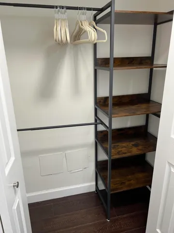 a view of walk in closet