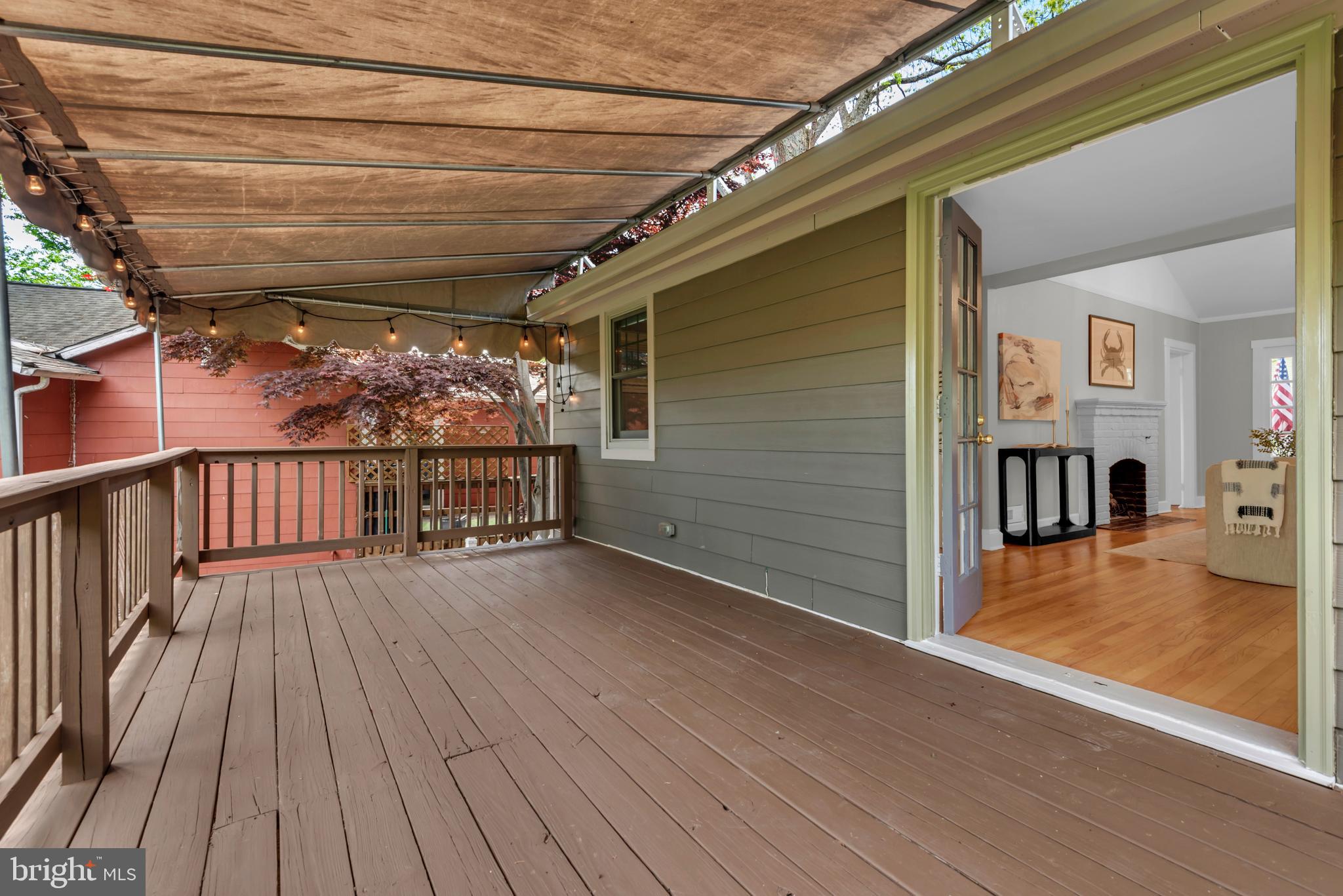 155 Ridgeway Circle Arnold, MD 21012 - Photo 14 of 73 a view of a balcony with wooden floor