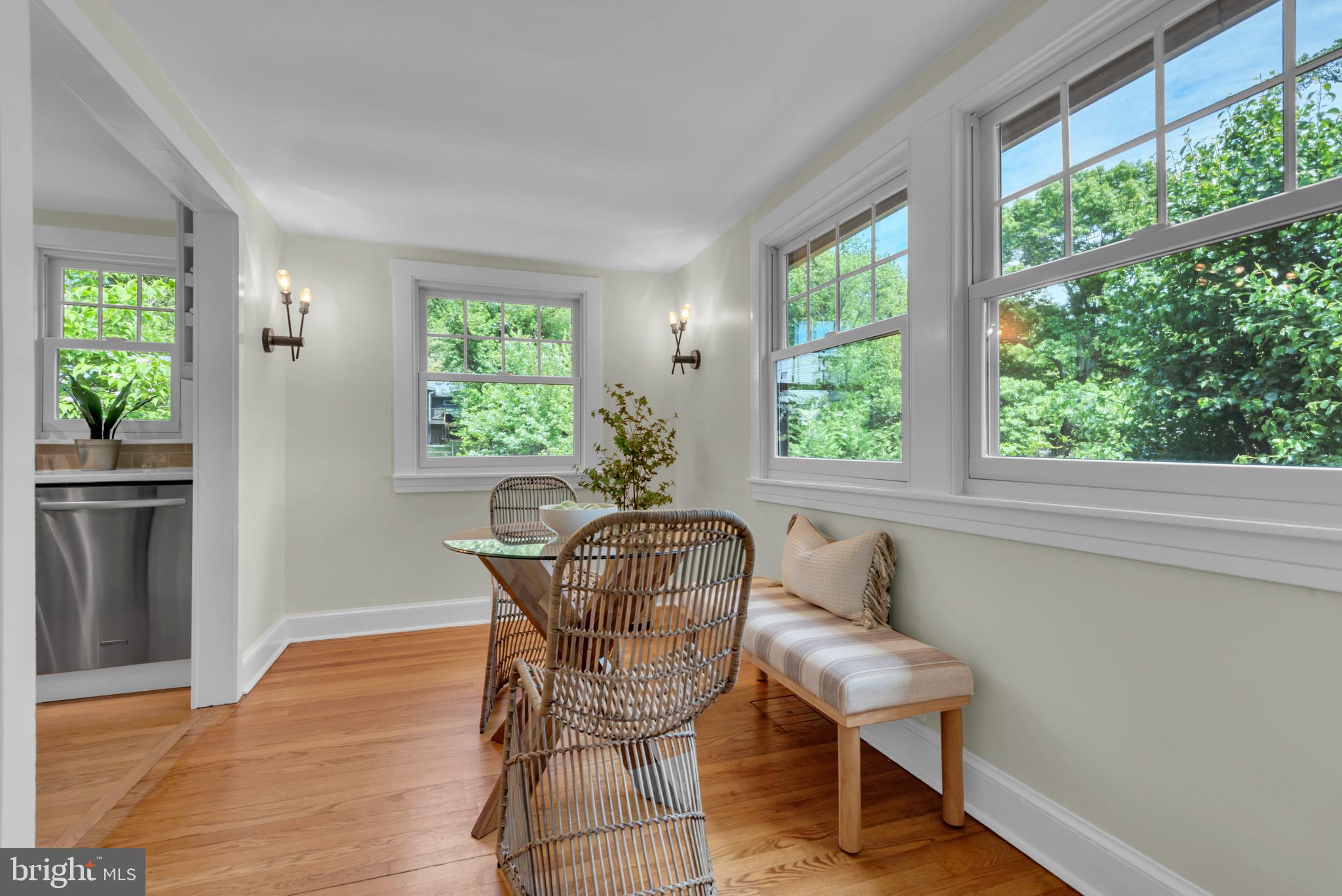 155 Ridgeway Circle Arnold, MD 21012 - Photo 16 of 73 a view of a dining room with furniture window and outside view